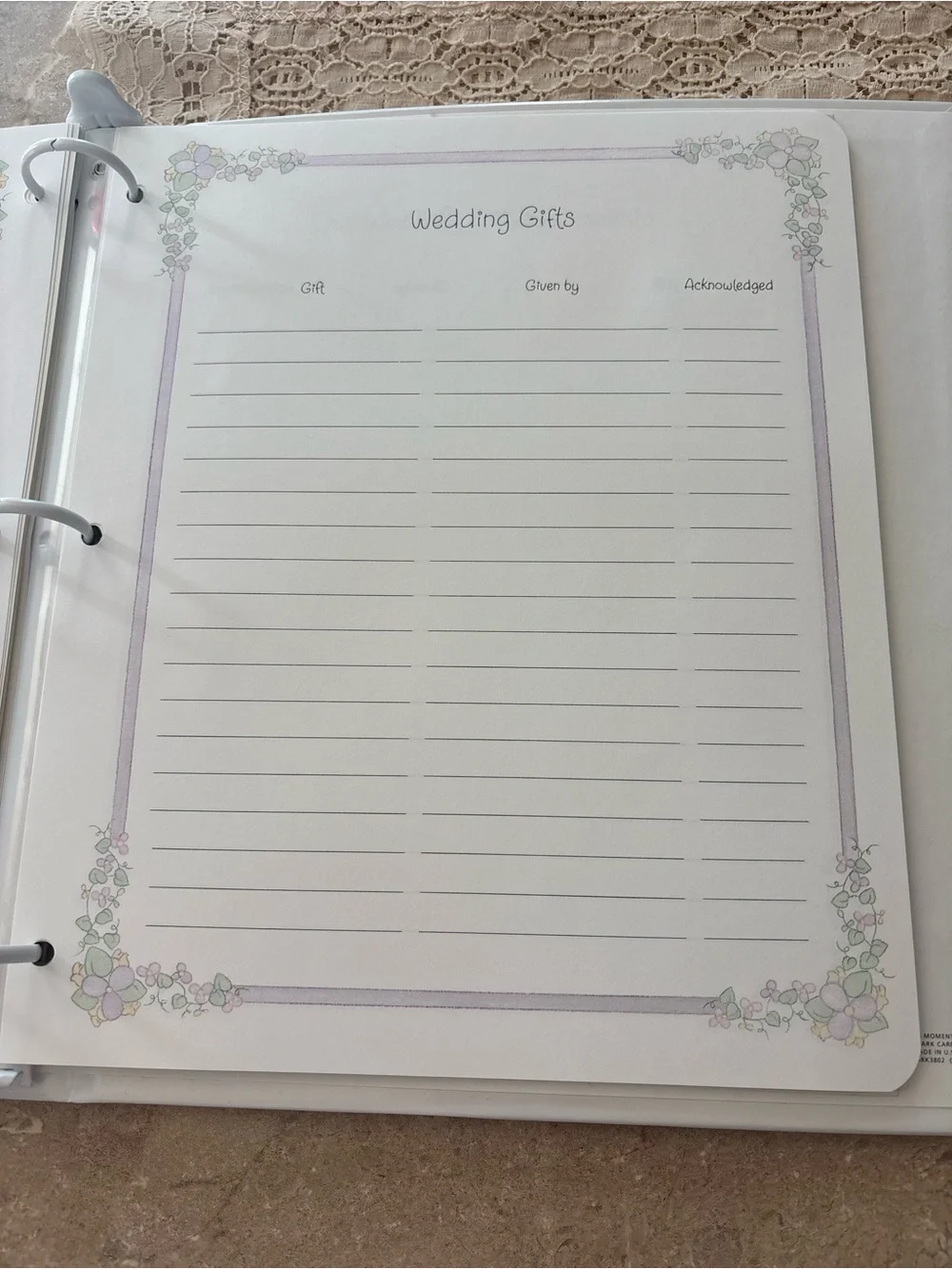 Vintage 1992 Precious Moments UNUSED Wedding Album Book